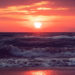 Sun is the heart is the evening before sunset.